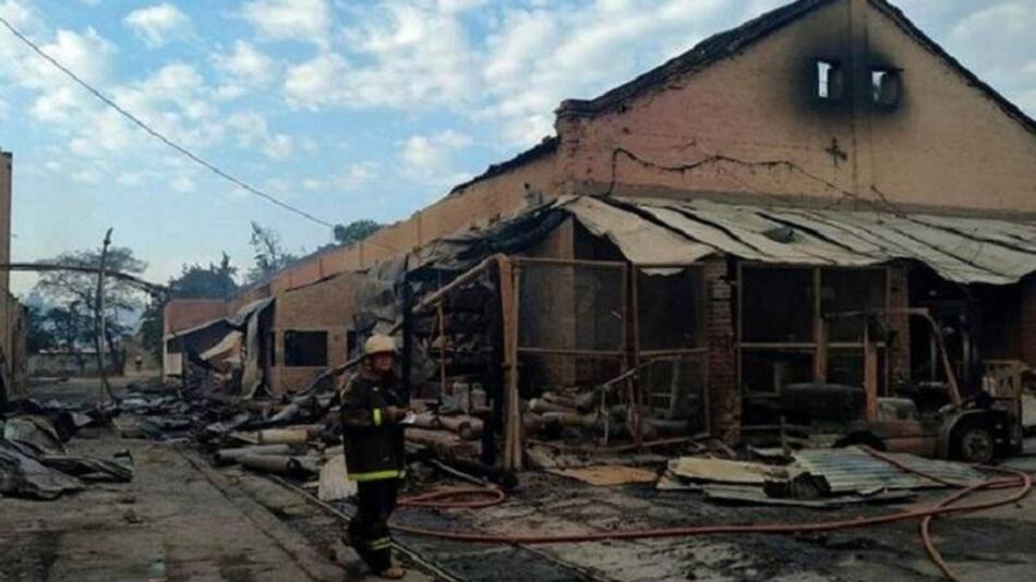 Incendio de un ingenio en Jujuy