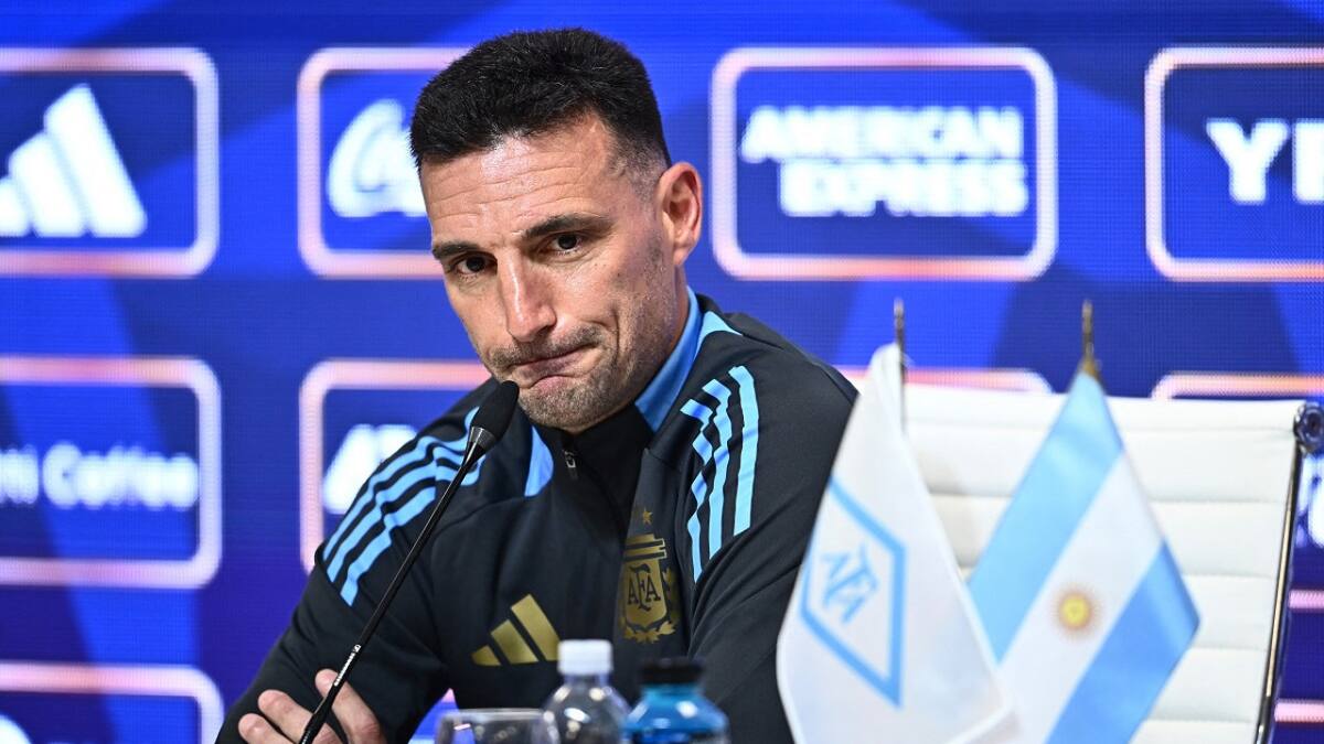 Lionel Scaloni anticipó un partido difícil ante Perú. Foto: Reuters.
