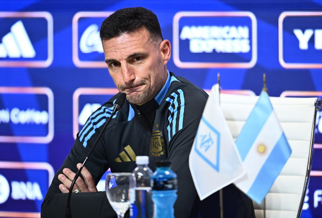 Lionel Scaloni anticipó un partido difícil ante Perú. Foto: Reuters.