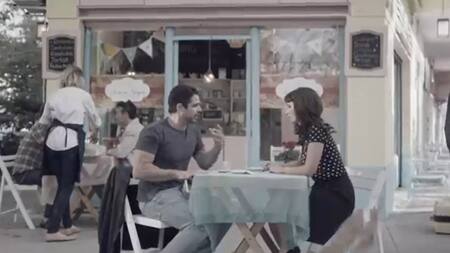 Luciano Castro y Griselda Siciliani. Fotos: captura video.