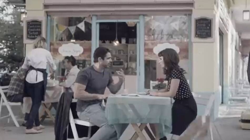 Luciano Castro y Griselda Siciliani. Fotos: captura video.