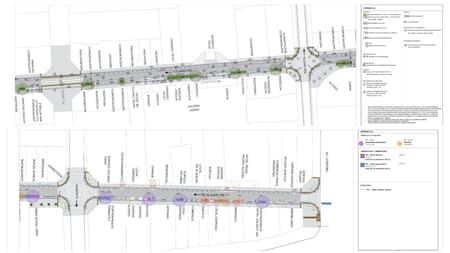 Calle verde en Tucumán y 25 de Mayo. Foto: X @flaneurbano.