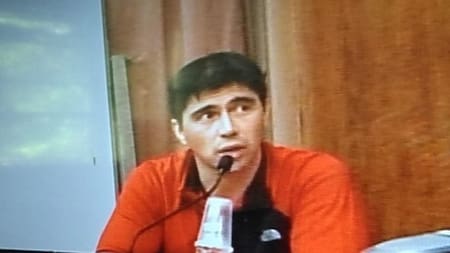 Martín Báez en Zoom tras sus alegatos