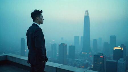 Hombre, negocios, cambios, empresario. Foto: Freepik AI.