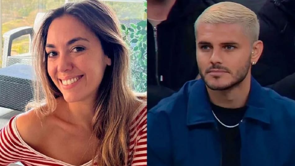 Floppy Tesouro y Mauro Icardi. Foto: NA