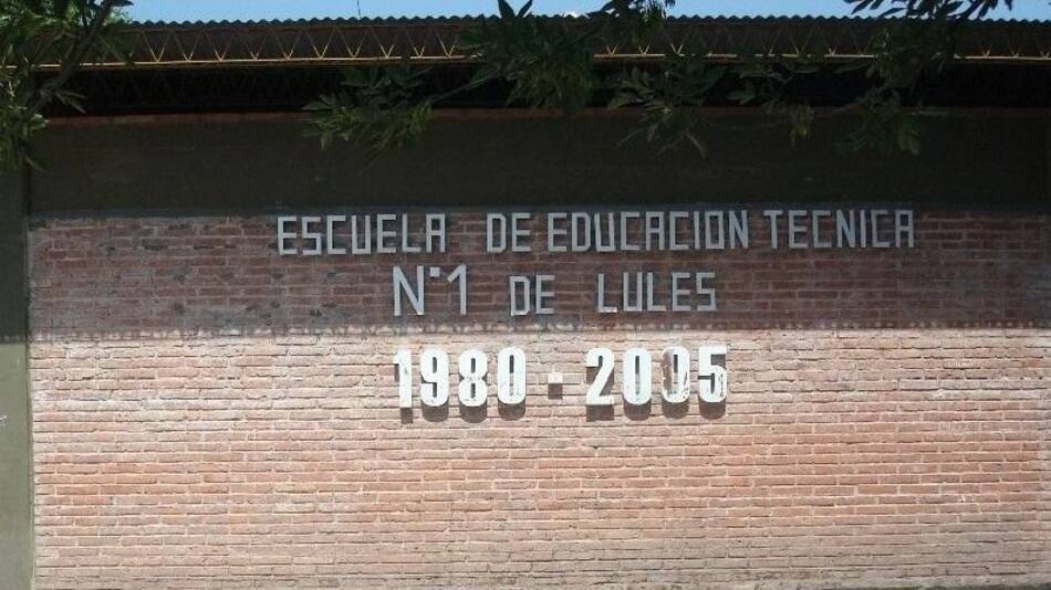 Escuela Técnica N°1 de Lules, Tucumán. Foto: Gentileza El Tucumano.