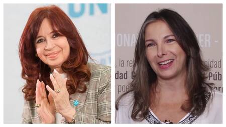 Cristina Kirchner despidió a Alejandra Darín. Foto: Web.