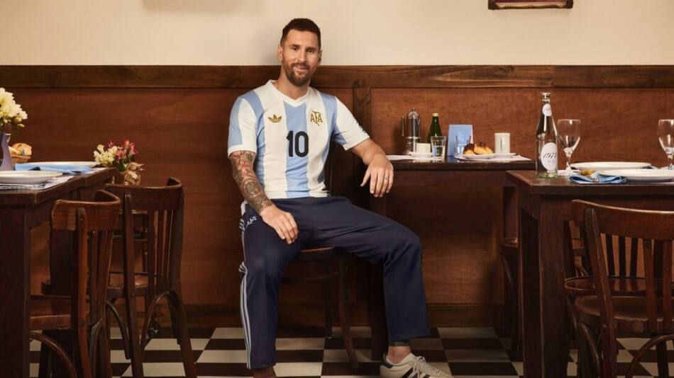 Nueva camiseta de la Selección argentina. Foto: @Adidas.