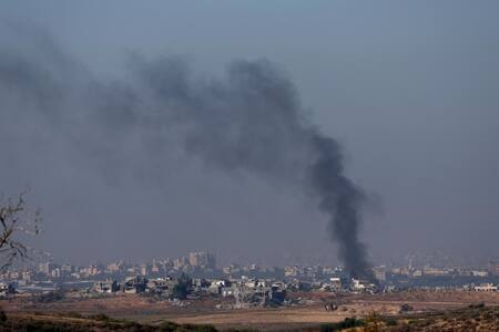 Nuevos bombardeos contra Gaza. Foto: EFE.