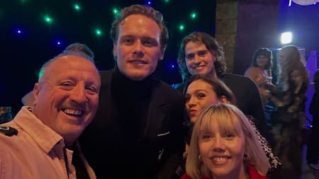 Fiesta de despedida de Outlander. Foto/Instagram: @daviehollywood