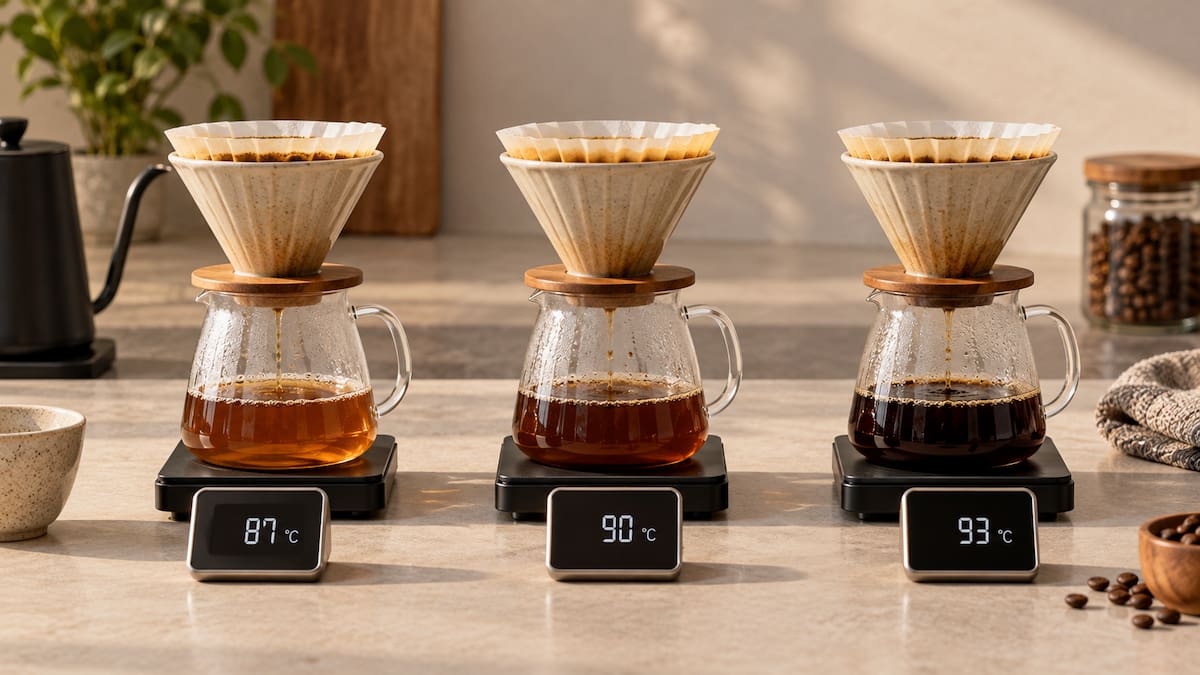 Un experto en café analizó 3 temperaturas del agua y descubrió qué influye realmente en su sabor.