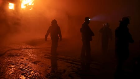 Lanzamiento de drones, Ucrania. Foto: Reuters.