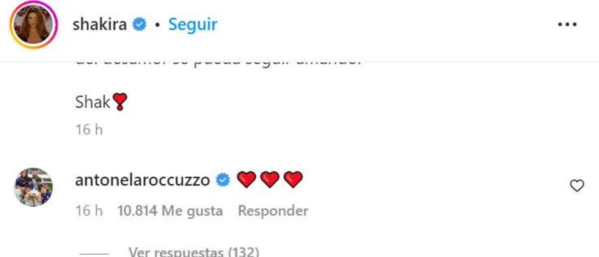 El comentario de Roccuzzo