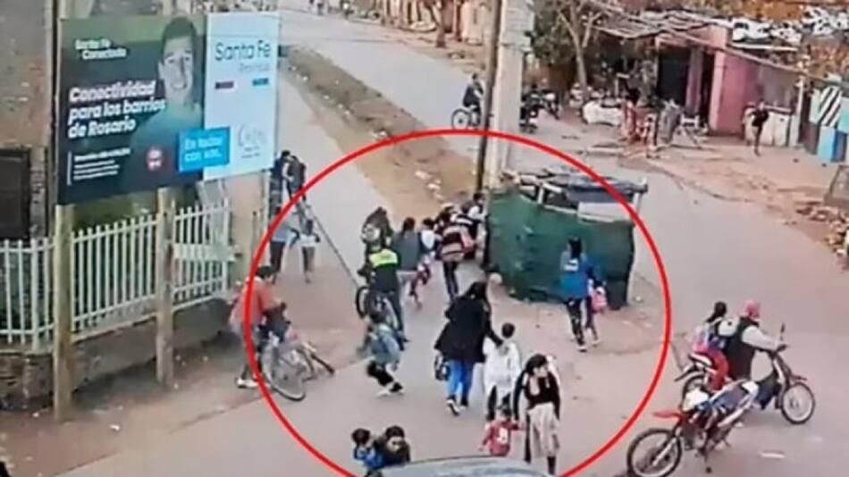 Imágenes de las cámaras de seguridad. Foto: NA.