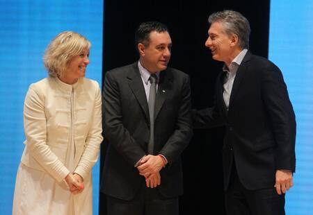 Alejandro Finocchiaro y Mauricio Macri (NA)