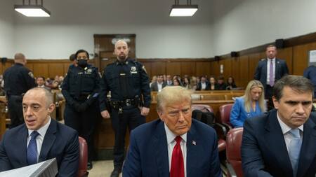 Donald Trump en el Tribunal Supremo de EEUU. Foto: Reuters
