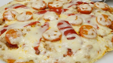 Pizza de avena. Foto: Youtube
