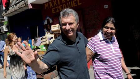 El presidente Macri visitó a Margarita Barrientos