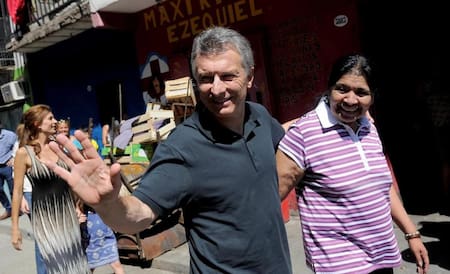 El presidente Macri visitó a Margarita Barrientos