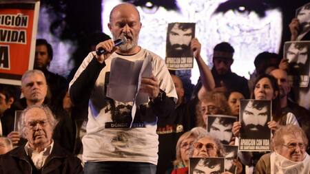 Marcha en Plaza de Mayo por Santiago Maldonado (NA)