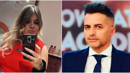 Morena Rial y Ángel de Brito. Fotos: redes sociales.