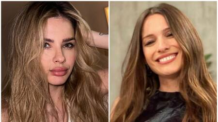 La "China" Suárez y Pampita. Fotos: Instagram.