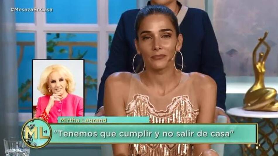 Mirtha Legrand en los almuerzos conducidos por Juana Viale por cuarentena de coronavirus, EL TRECE