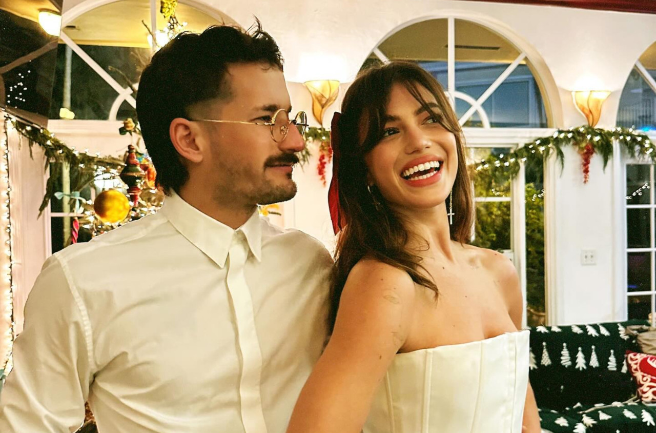 Stefi Roitman y Ricky Montaner. Foto: redes.