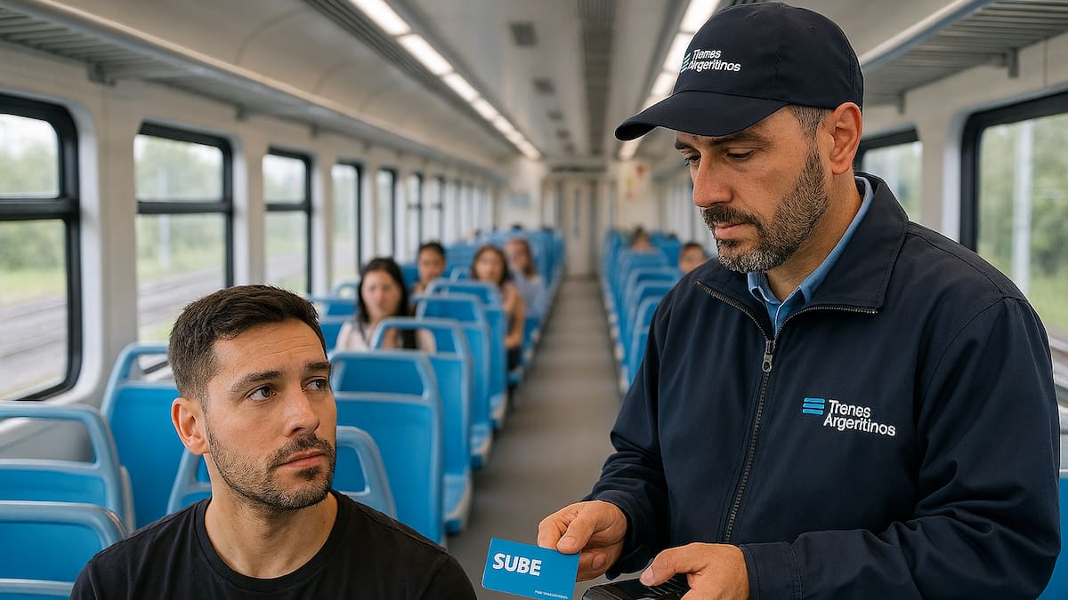 Viajar en tren sin SUBE registrada: la multa vigente que puede costarte miles de pesos