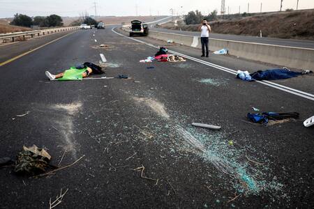 Víctimas civiles de ataque del grupo Hamas. Foto: NA.
