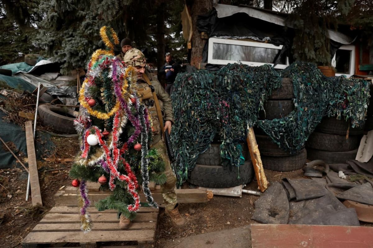 La Navidad en el frente de batalla ucraniano_Reuters