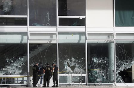 Los destrozos en el edificio de la corte suprema_Reuters