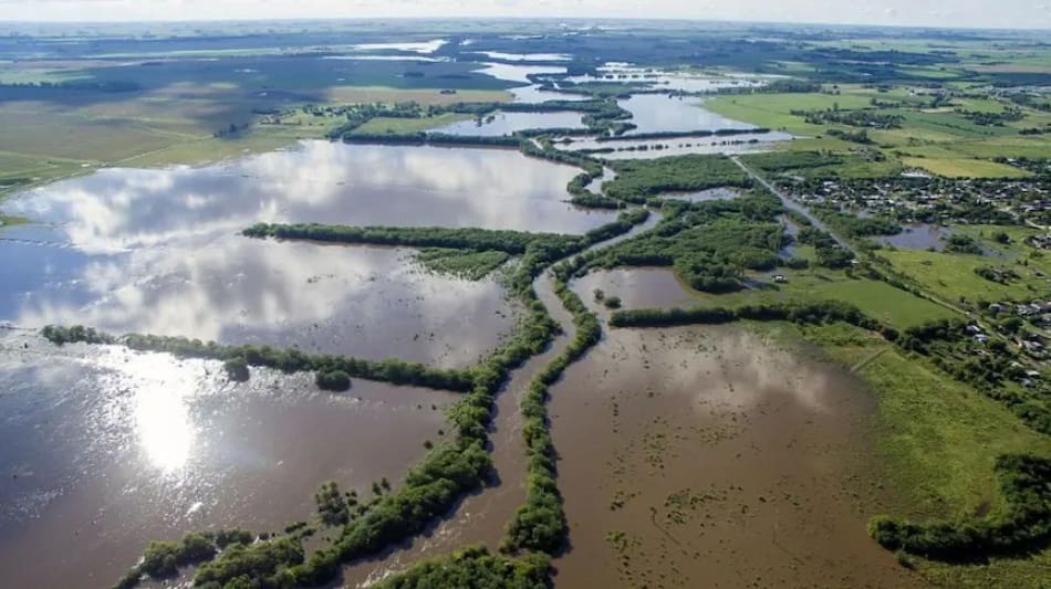 Inundaciones en zonas rurales de la provincia de Buenos Aires