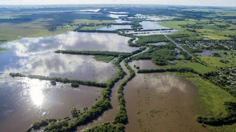 Distritos bonaerenses fueron afectados por el temporal.