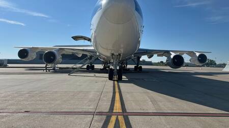 El Boeing E-4B es conocido como "Avión del Juicio Final". Foto: Reuters/US Air Force