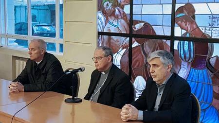 Los representantes de la Conferencia Episcopal Argentina