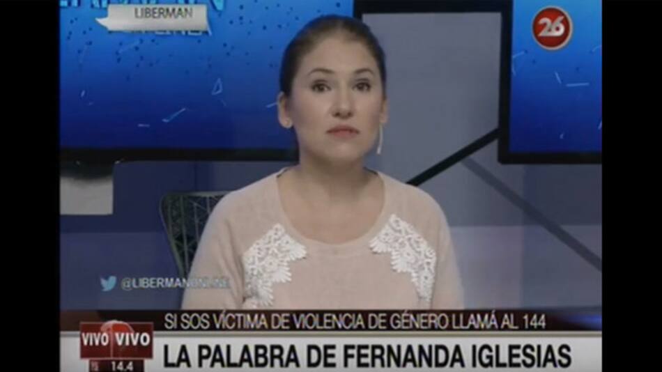 Fernanda Iglesias - Canal 26
