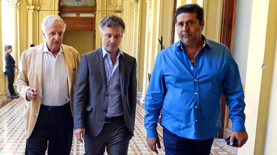 Fernando Martín, Fernando De Andreis y Daniel Angelici