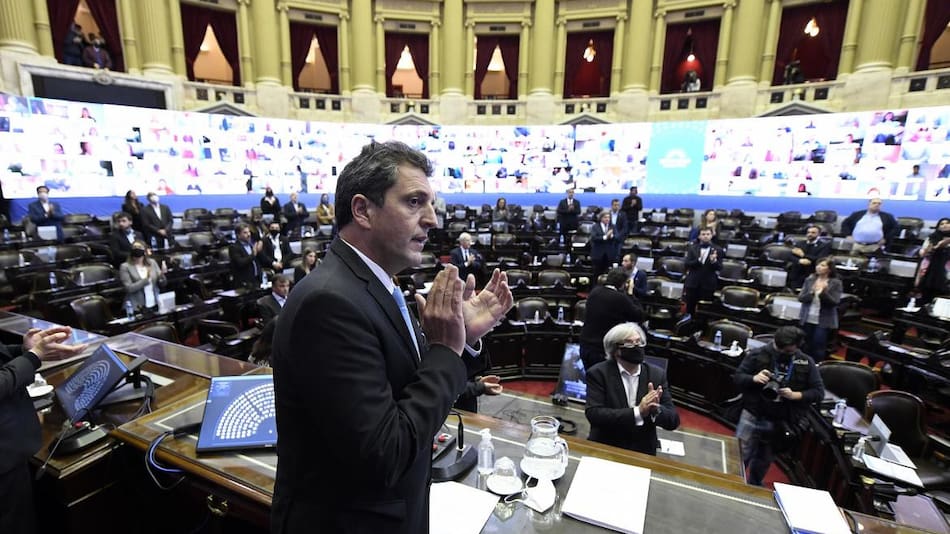 Sergio Massa, presidente Cámara de Diputados, Agencia NA
