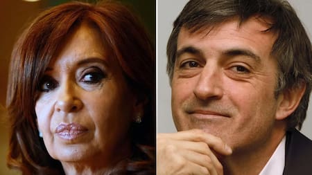 Cristina Kirchner y Esteban Bullrich