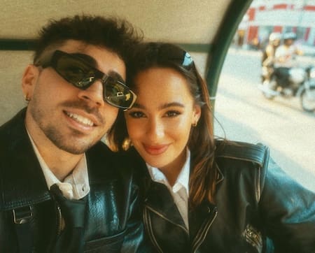 Agustín Franzoni y Flor Jazmín Peña. Foto: @agufranzoni