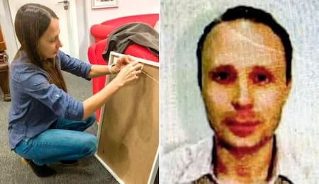 María Rosa Muños Mayer y Ludwig Gisch, los espías rusos capturados en Eslovenia. Foto: Canal26.