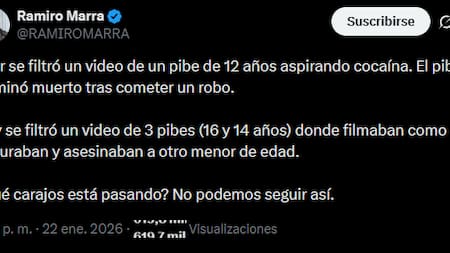 Ramiro Marra reaccionó al brutal crimen de Jeremías Monzón: “No podemos seguir así”