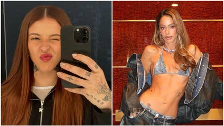 Young Miko y Tini Stoessel. Fotos: Instagram.