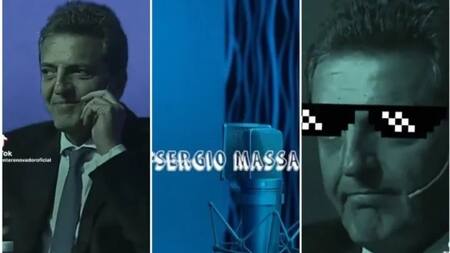 Massarap, el video que Sergio Massa publicó en TikTok. Foto: Captura de video.