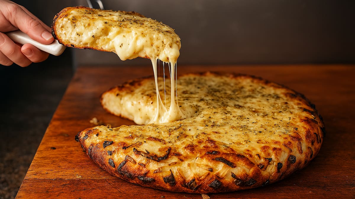 Discípula de La Mezzetta: la pizzería que sorprende en Villa Pueyrredón con una fugazzeta de 1,4 kilos de muzza