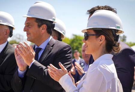 Sergio Massa y Flavia Royon. Foto: Twitter.