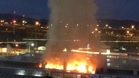 Incendio en hospital de Ushuaia