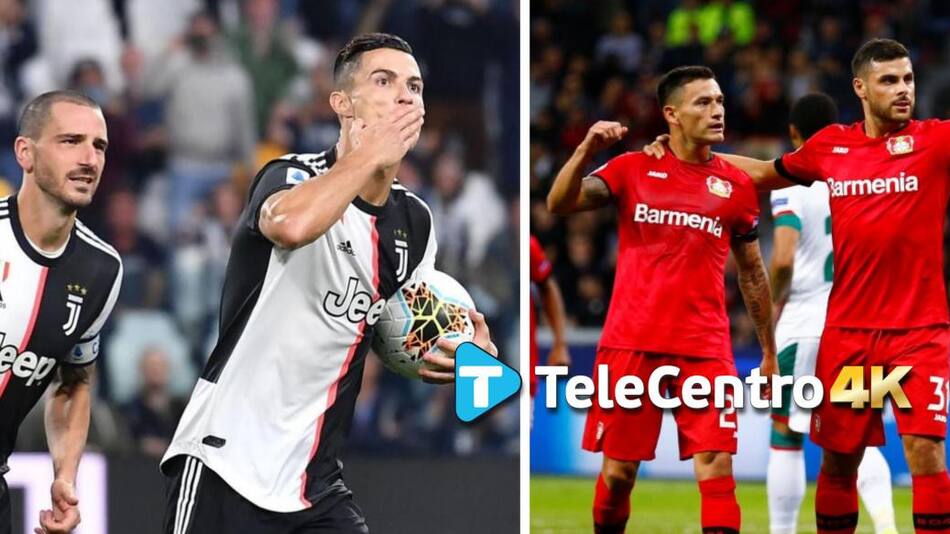 Champions League, Juventus vs Bayer Leverkusen, TeleCentro 4K