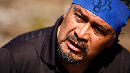Héctor Llaitul, líder radical mapuche. Foto: EFE.